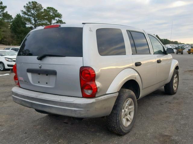 1D4HD38K54F131283 - 2004 DODGE DURANGO ST SILVER photo 4