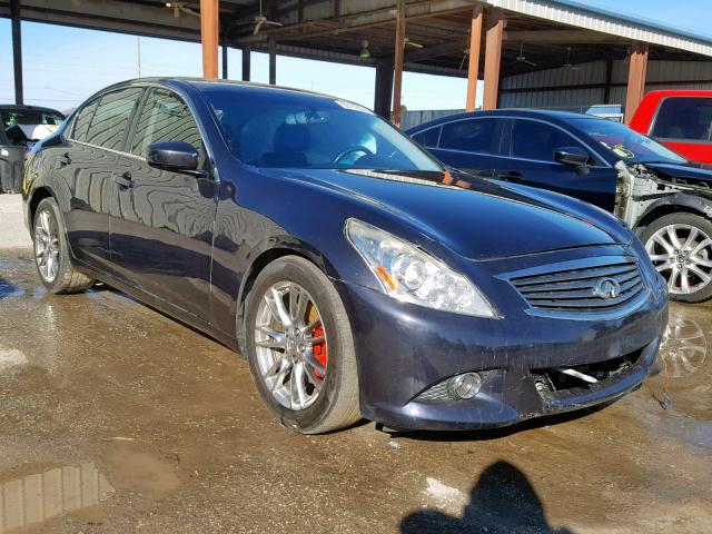 JN1CV6AP6DM721535 - 2013 INFINITI G37 BASE BLACK photo 1