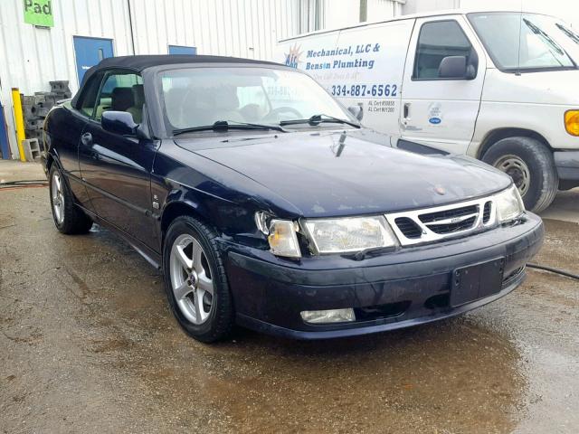 YS3DF78K617010189 - 2001 SAAB 9-3 SE BLUE photo 1