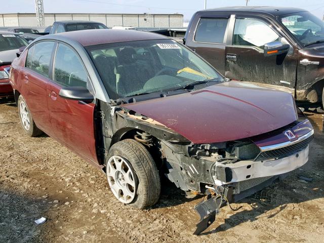 1G8AJ52FX3Z158971 - 2003 SATURN ION LEVEL MAROON photo 1