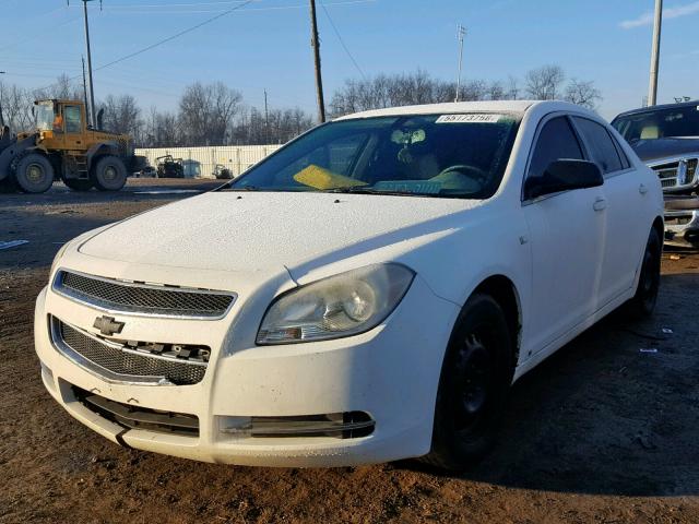 1G1ZG57B98F182516 - 2008 CHEVROLET MALIBU LS თეთრი ფოტო 2