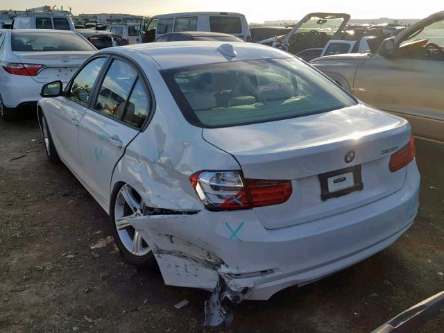 WBA3C1C50CF431440 - 2012 BMW 328 I SULE WHITE photo 3