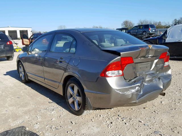 1HGFA16828L097529 - 2008 HONDA CIVIC GRAY photo 3