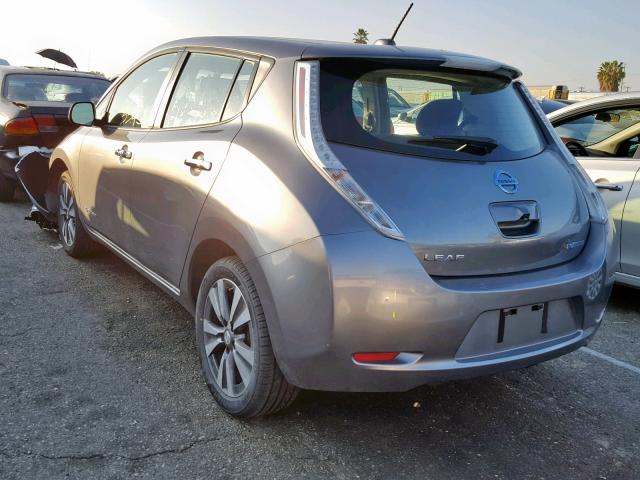 1N4BZ0CP5GC300087 - 2016 NISSAN LEAF SV GRAY photo 3