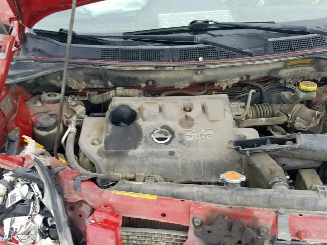 JN8BT08V15W112055 - 2005 NISSAN X-TRAIL XE RED photo 7