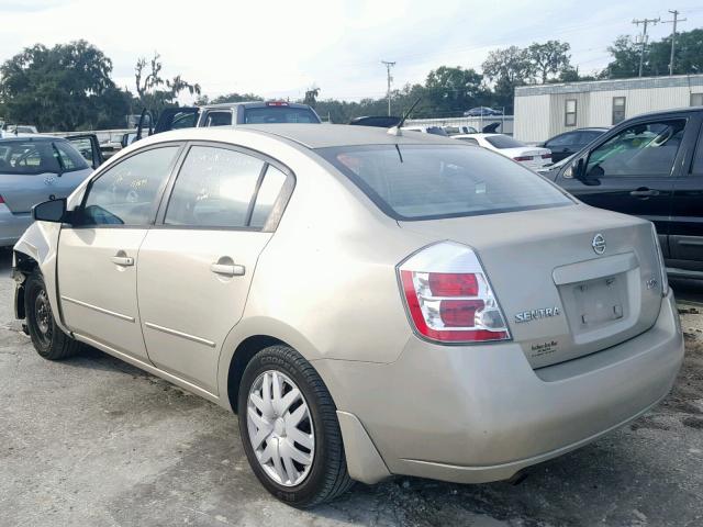 3N1AB61E07L670160 - 2007 NISSAN SENTRA 2.0 GREEN photo 3