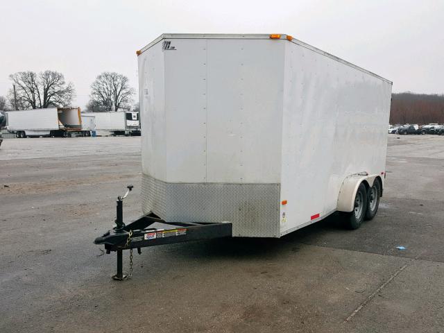 5E2B11623F1051961 - 2015 CARGO TRAILER WHITE photo 2