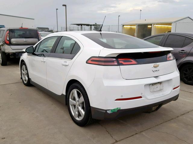 1G1RF6E49EU173268 - 2014 CHEVROLET VOLT WHITE photo 3