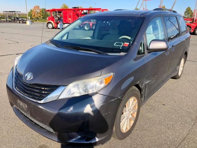 5TDJK3DC9BS002334 - 2011 TOYOTA SIENNA LE CHARCOAL photo 2