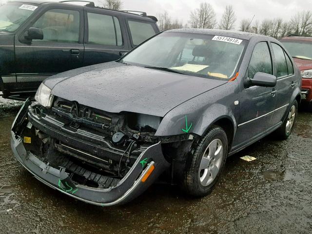 3VWSR69MX5M032320 - 2005 VOLKSWAGEN JETTA GLS GRAY photo 2