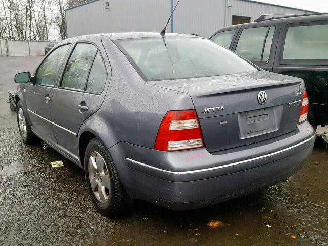 3VWSR69MX5M032320 - 2005 VOLKSWAGEN JETTA GLS GRAY photo 3