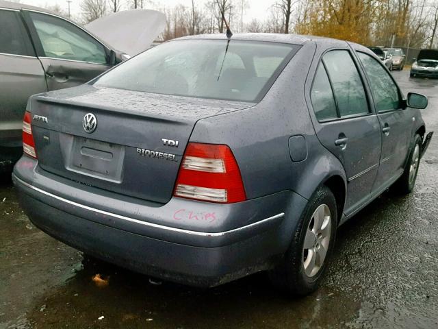 3VWSR69MX5M032320 - 2005 VOLKSWAGEN JETTA GLS GRAY photo 4