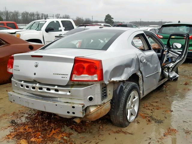 2B3CA3CVXAH236284 - 2010 DODGE CHARGER SX SILVER photo 4