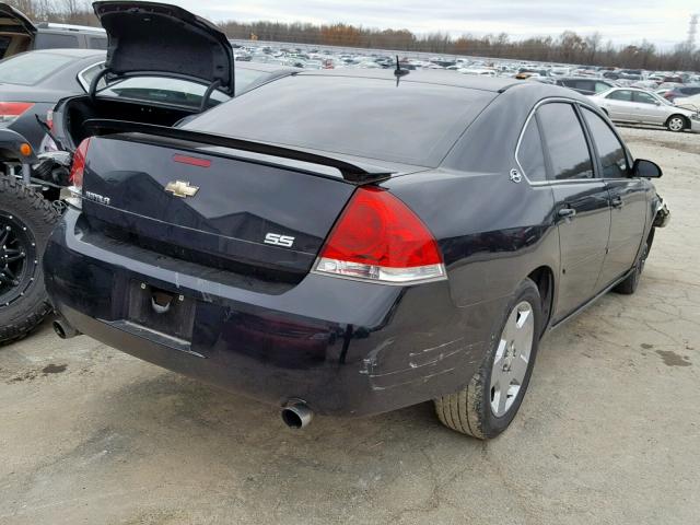 2G1WD58C789260366 - 2008 CHEVROLET IMPALA SUP 黑色 照片 4