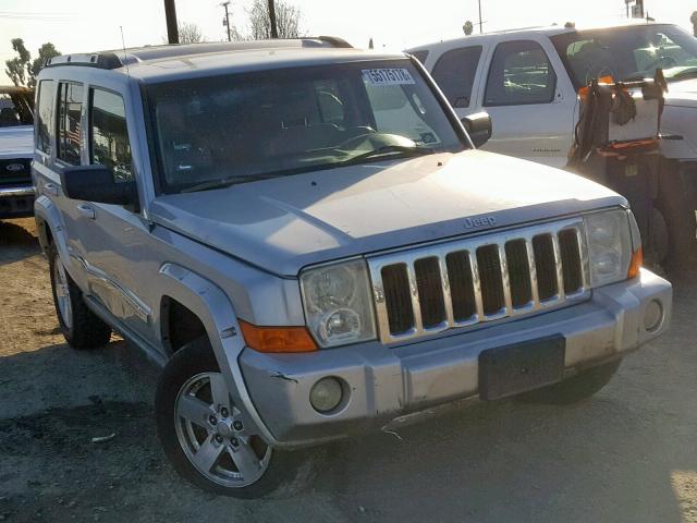 1J8HG58206C122990 - 2006 JEEP COMMANDER SILVER photo 1
