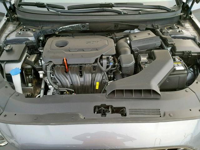 5NPE34AF2JH705040 - 2018 HYUNDAI SONATA SPO GRAY photo 7