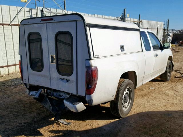 1GCCS19E398152588 - 2009 CHEVROLET COLORADO WHITE photo 4