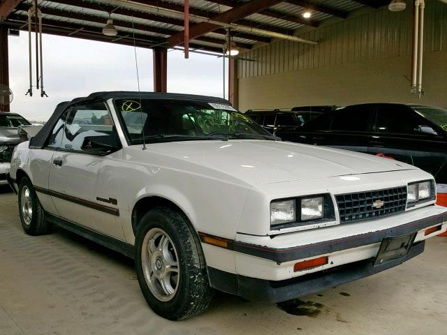 1G1JE31W5H7213368 - 1987 CHEVROLET CAVALIER R WHITE photo 1