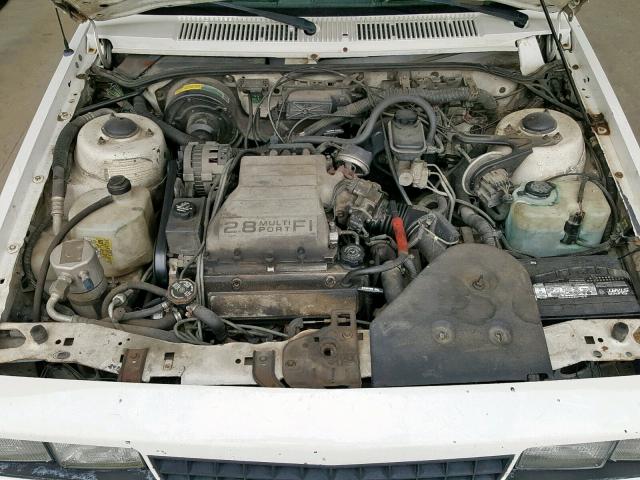 1G1JE31W5H7213368 - 1987 CHEVROLET CAVALIER R WHITE photo 7