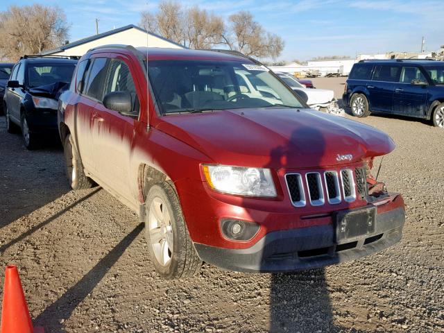 1C4NJDBB4DD269738 - 2013 JEEP COMPASS SP MAROON photo 1