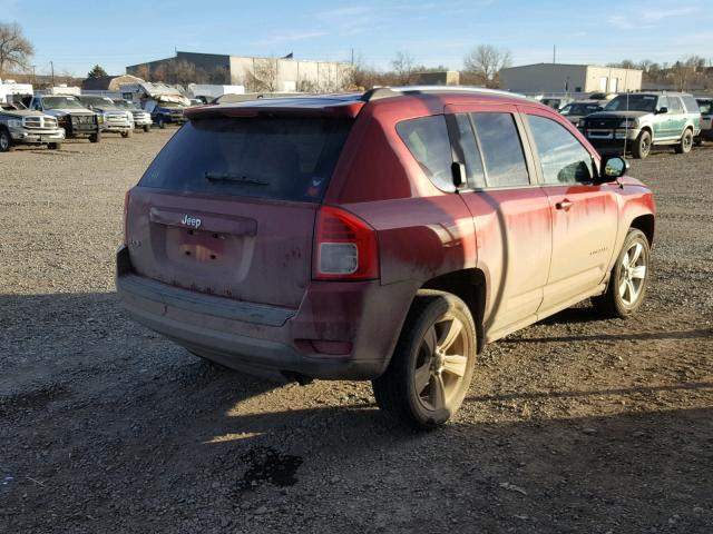 1C4NJDBB4DD269738 - 2013 JEEP COMPASS SP MAROON photo 4