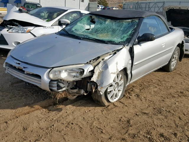 1C3EL75R05N689971 - 2005 CHRYSLER SEBRING GT SILVER photo 2