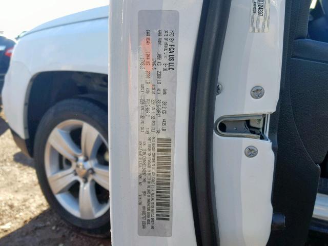 1C4NJCBA4HD124397 - 2017 JEEP COMPASS SP თეთრი ფოტო 10