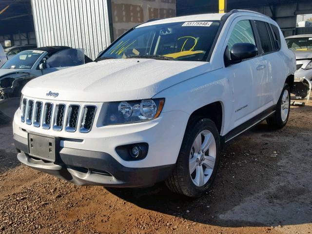 1C4NJCBA4HD124397 - 2017 JEEP COMPASS SP თეთრი ფოტო 2