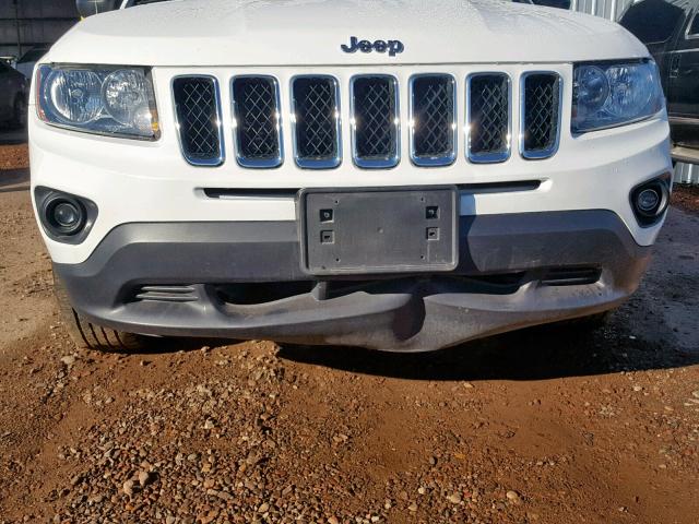 1C4NJCBA4HD124397 - 2017 JEEP COMPASS SP თეთრი ფოტო 9