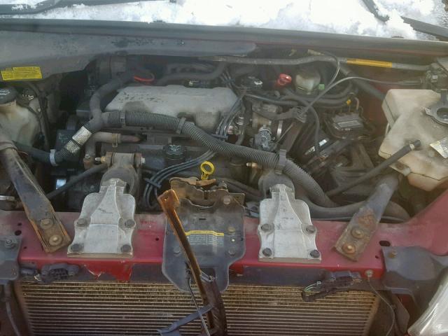 1GNDV23E05D141566 - 2005 CHEVROLET VENTURE LS RED photo 7