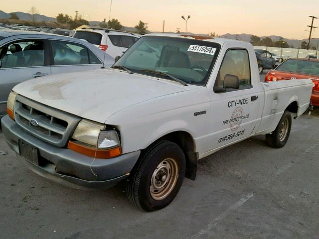 1FTYR10V5XPA28632 - 1999 FORD RANGER WHITE photo 2