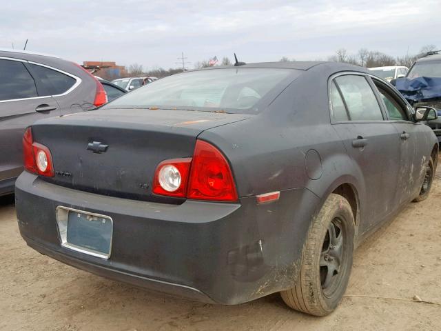 1G1ZG57B894222999 - 2009 CHEVROLET MALIBU LS BLACK photo 4