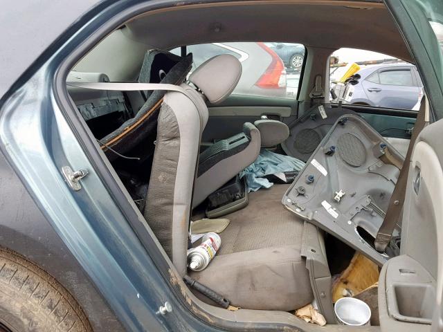 1G1ZG57B894222999 - 2009 CHEVROLET MALIBU LS BLACK photo 6