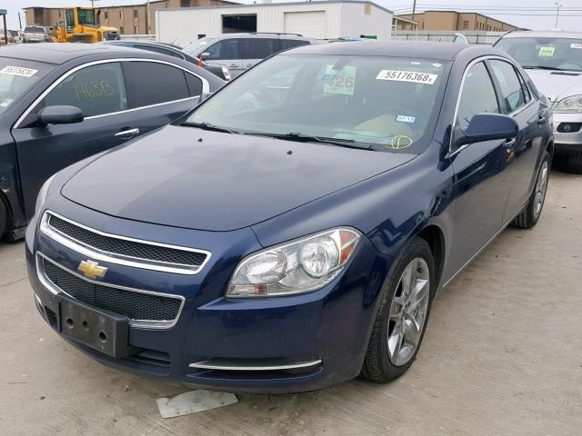 1G1ZC5E08AF253367 - 2010 CHEVROLET MALIBU 1LT BLUE photo 2