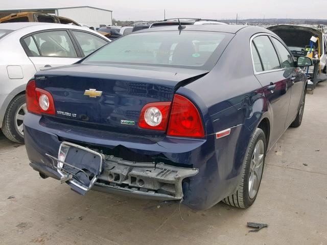 1G1ZC5E08AF253367 - 2010 CHEVROLET MALIBU 1LT BLUE photo 4