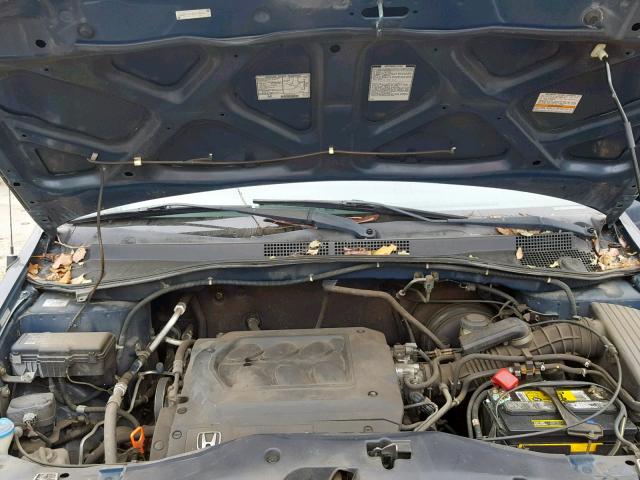 2HKRL1867YH518750 - 2000 HONDA ODYSSEY EX BLUE photo 7