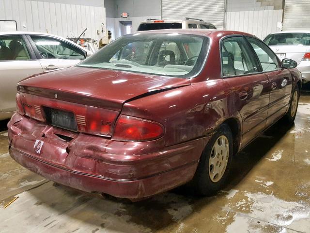 2G4WB52K021123381 - 2002 BUICK REGAL LS MAROON photo 4