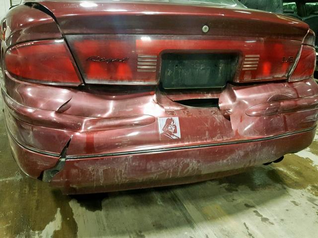 2G4WB52K021123381 - 2002 BUICK REGAL LS MAROON photo 9