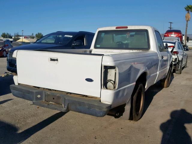 1FTYR10U64PA22423 - 2004 FORD RANGER WHITE photo 4