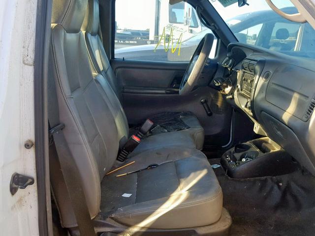 1FTYR10U64PA22423 - 2004 FORD RANGER WHITE photo 5