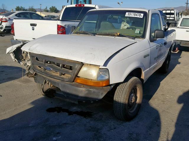 1FTYR10X0WUB76124 - 1998 FORD RANGER WHITE photo 2