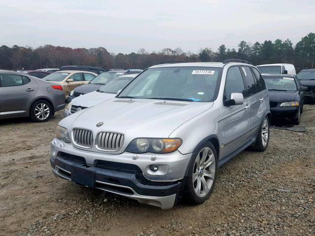 5UXFA93516LE84689 - 2006 BMW X5 4.8IS SILVER photo 2