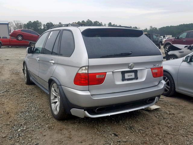 5UXFA93516LE84689 - 2006 BMW X5 4.8IS SILVER photo 3