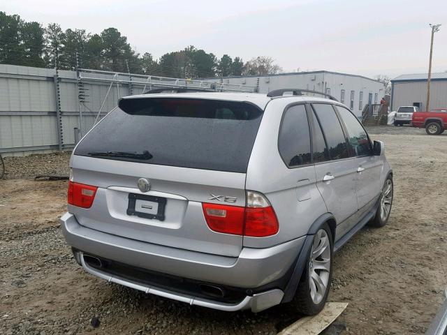 5UXFA93516LE84689 - 2006 BMW X5 4.8IS SILVER photo 4