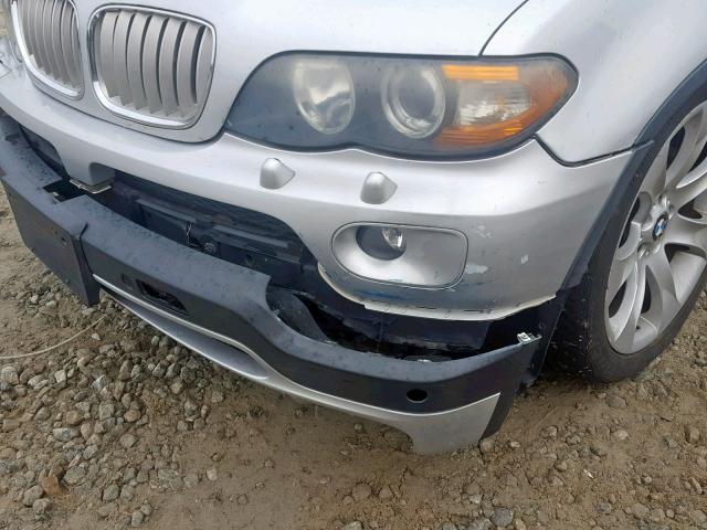 5UXFA93516LE84689 - 2006 BMW X5 4.8IS SILVER photo 9