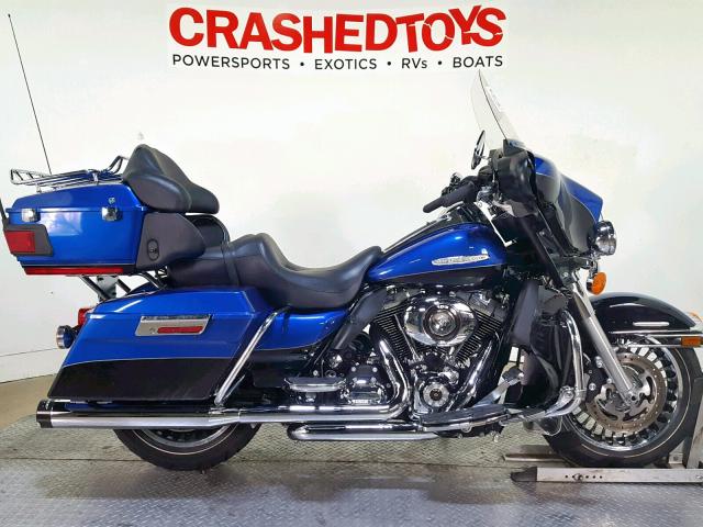 1HD1KEM13AB635118 - 2010 HARLEY-DAVIDSON FLHTK BLUE photo 1