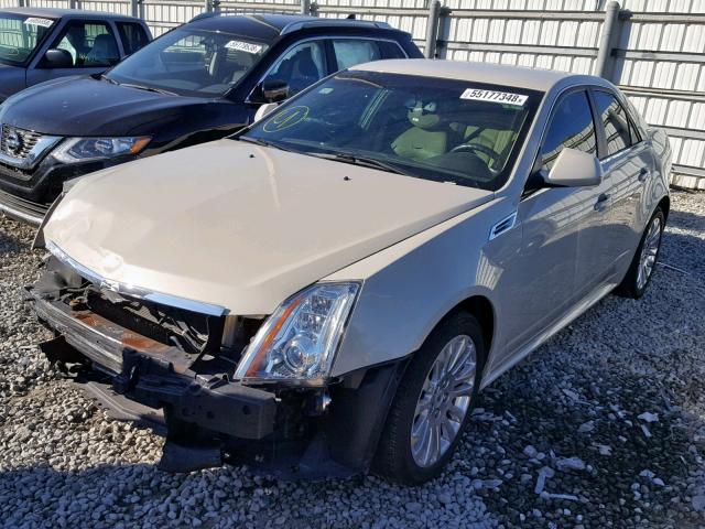 1G6DK5EV3A0112227 - 2010 CADILLAC CTS PERFOR BEIGE photo 2