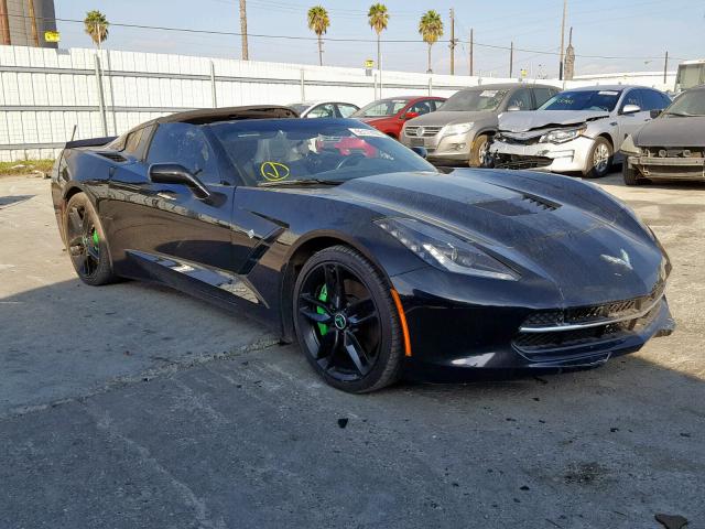 1G1YJ2D75E5102013 - 2014 CHEVROLET CORVETTE S BLACK photo 1