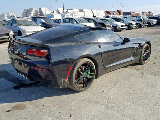 1G1YJ2D75E5102013 - 2014 CHEVROLET CORVETTE S BLACK photo 4