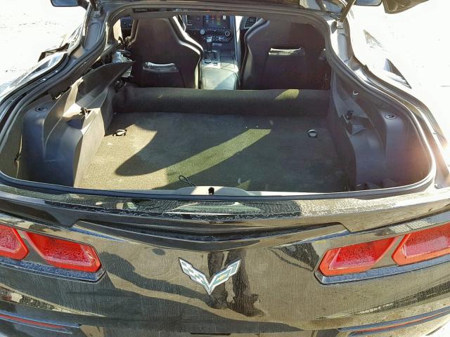 1G1YJ2D75E5102013 - 2014 CHEVROLET CORVETTE S BLACK photo 6